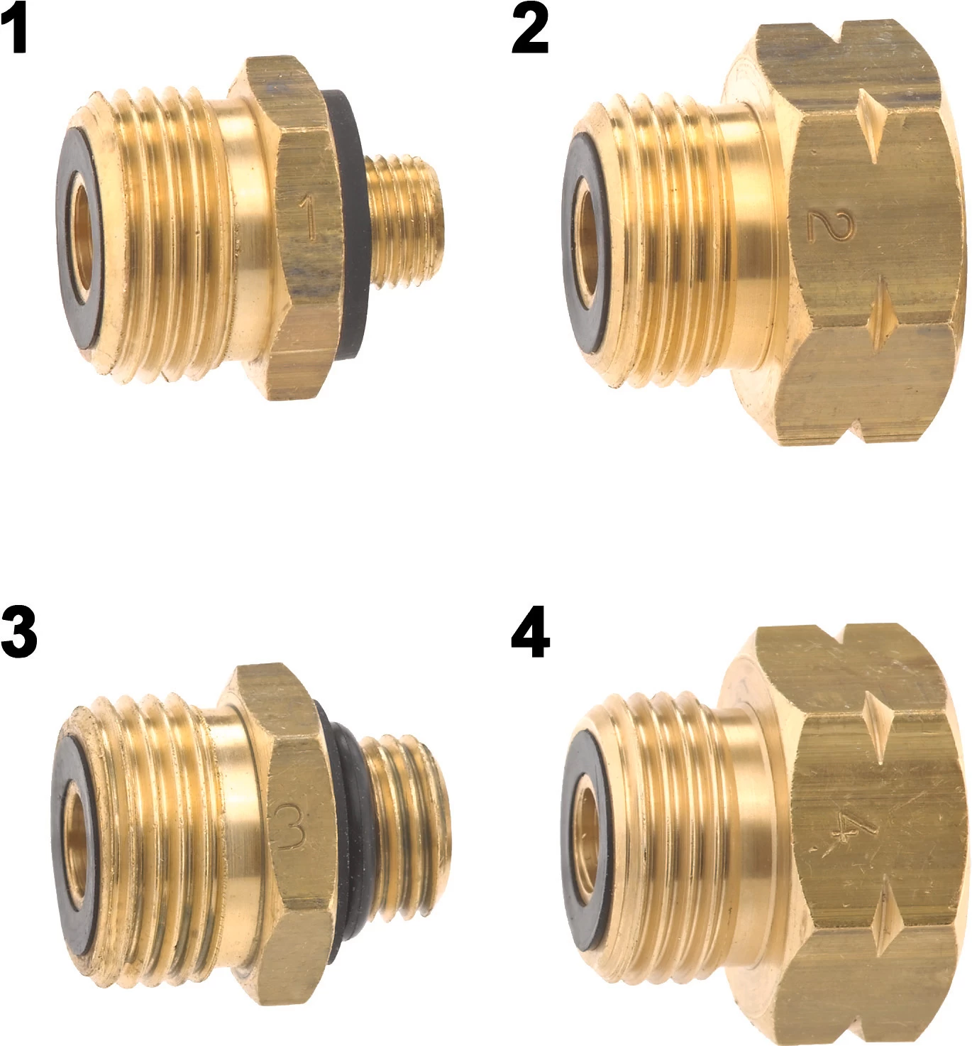 GOK Euro-Set Entnahme-Stutzen Nr.1-Nr.4 1 GOK Euro-Set Entnahme-Stutzen Nr.1-Nr.4