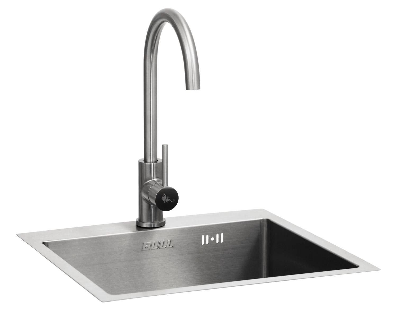 BULL Spülbecken Größe M (43x36x20cm) Inkl. Wasserhahn Für Warm/kalt 2 BULL Spülbecken Größe M (43x36x20cm) Inkl. Wasserhahn Für Warm/kalt – Bild 2