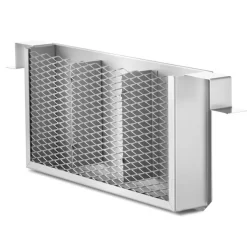 Thüros Holzkohlegrill T4-F / Edelstahl Säulengrill 40x60 Cm Fahrbar Inkl. Windansteckblech Und Kohleschacht -Barbecue Shop 22394 192 thueros kohleschacht ksch4060 1