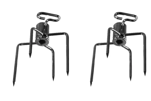 Broil King / Genius Spieß-Forken Für 4-Kant-Spieße -Barbecue Shop 6666 1000003742 50502 Forken