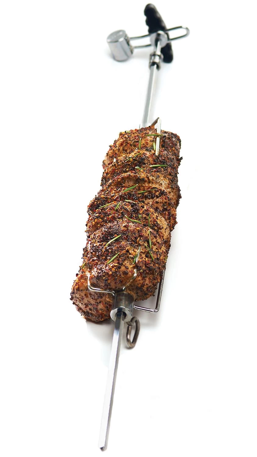 Broil King Drehspießset Mit Elektromotor 1 Broil King Drehspießset Mit Elektromotor