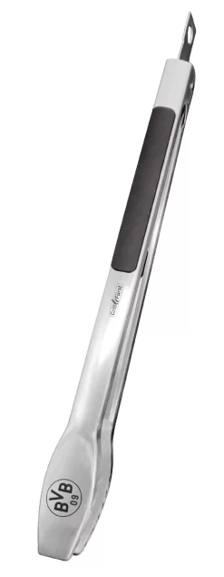 Grillfürst Premium Grillbesteck Set Mit Grillzange, -Wender Und -Gabel - Borussia Dortmund Edition In Geschenkverpackung -Barbecue Shop BVB Premium Grillzange Edelstahl