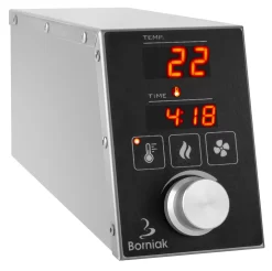 Borniak BBQ Smoker Digital BBDST-150 Edelstahl - Version 1.4 Mit Timer -Barbecue Shop Borniak Raeucherofen Timer Steuerung