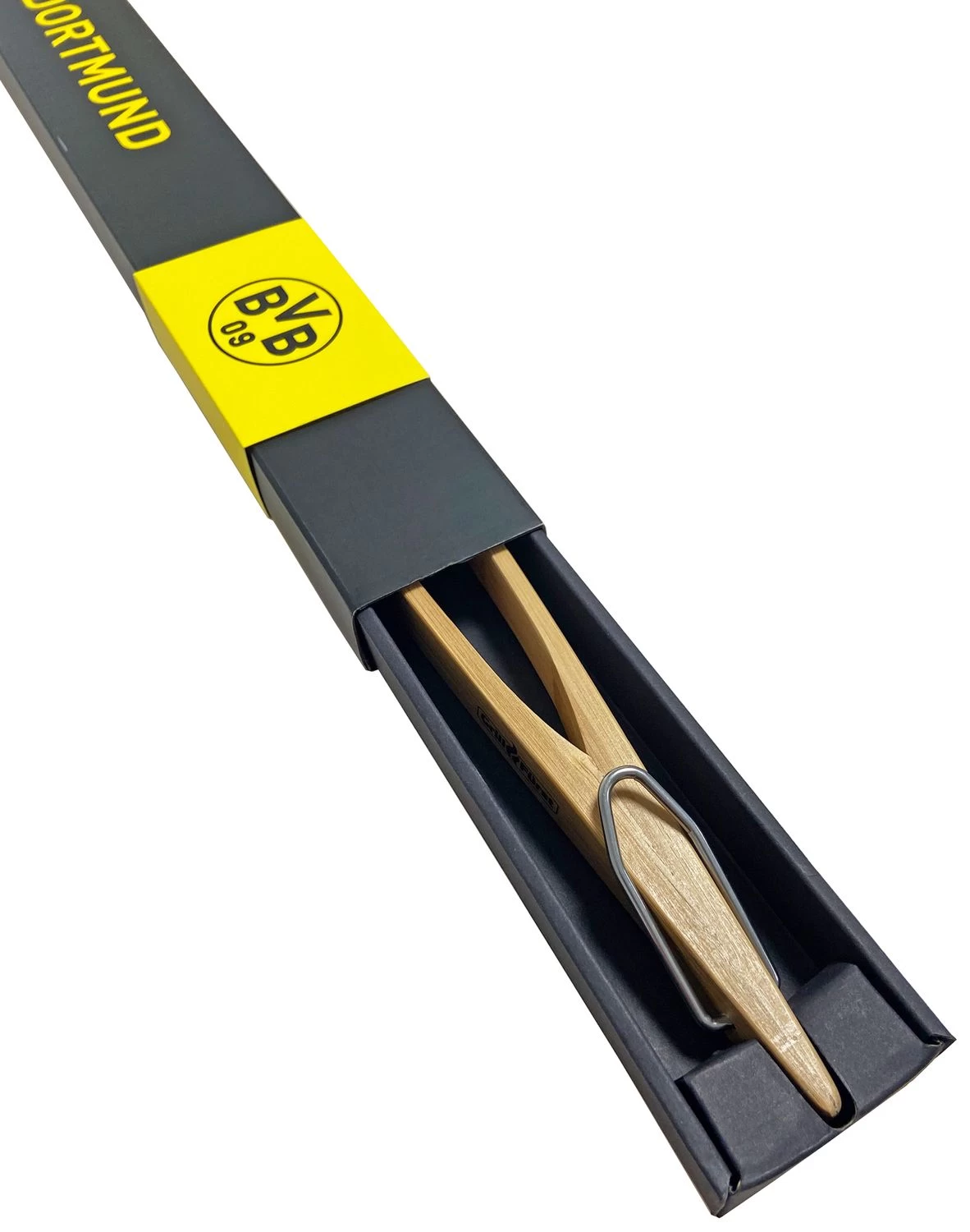 Grillfürst Grillzange Bambus - Borussia Dortmund Edition In Geschenkverpackung 1 Grillfürst Grillzange Bambus - Borussia Dortmund Edition In Geschenkverpackung
