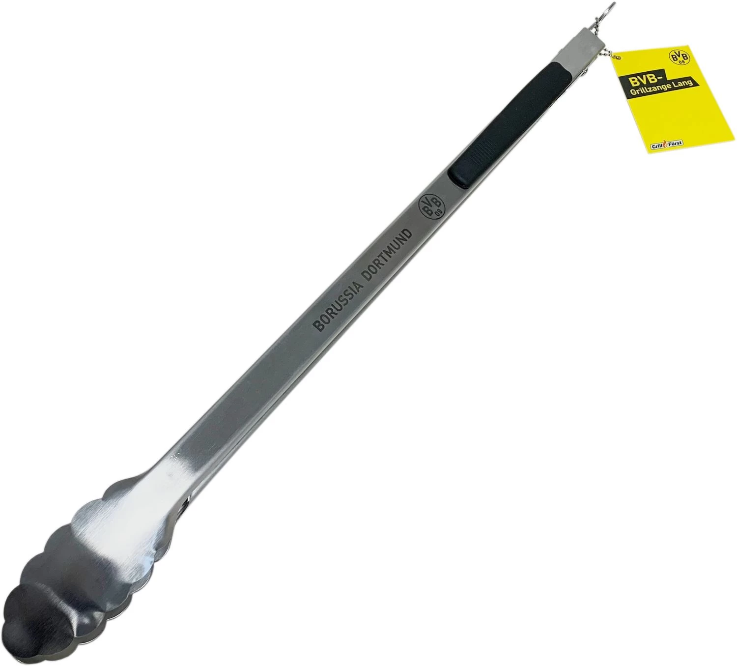 Grillfürst Edelstahl Grillzange 54 Cm - Borussia Dortmund Edition 1 Grillfürst Edelstahl Grillzange 54 Cm - Borussia Dortmund Edition