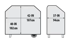 Broil King Abdeckhaube Für Pellet Smoker Regal 400 -Barbecue Shop Broil King Abdeckhaube Pelletsmoker Regal 400 Abmessungen