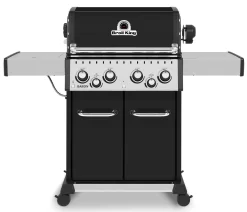Broil King Baron 490 Black Gasgrill Inkl. Drehspieß - Modell 2023 - SMART Deal Inkl. Grillfürst Grill Control