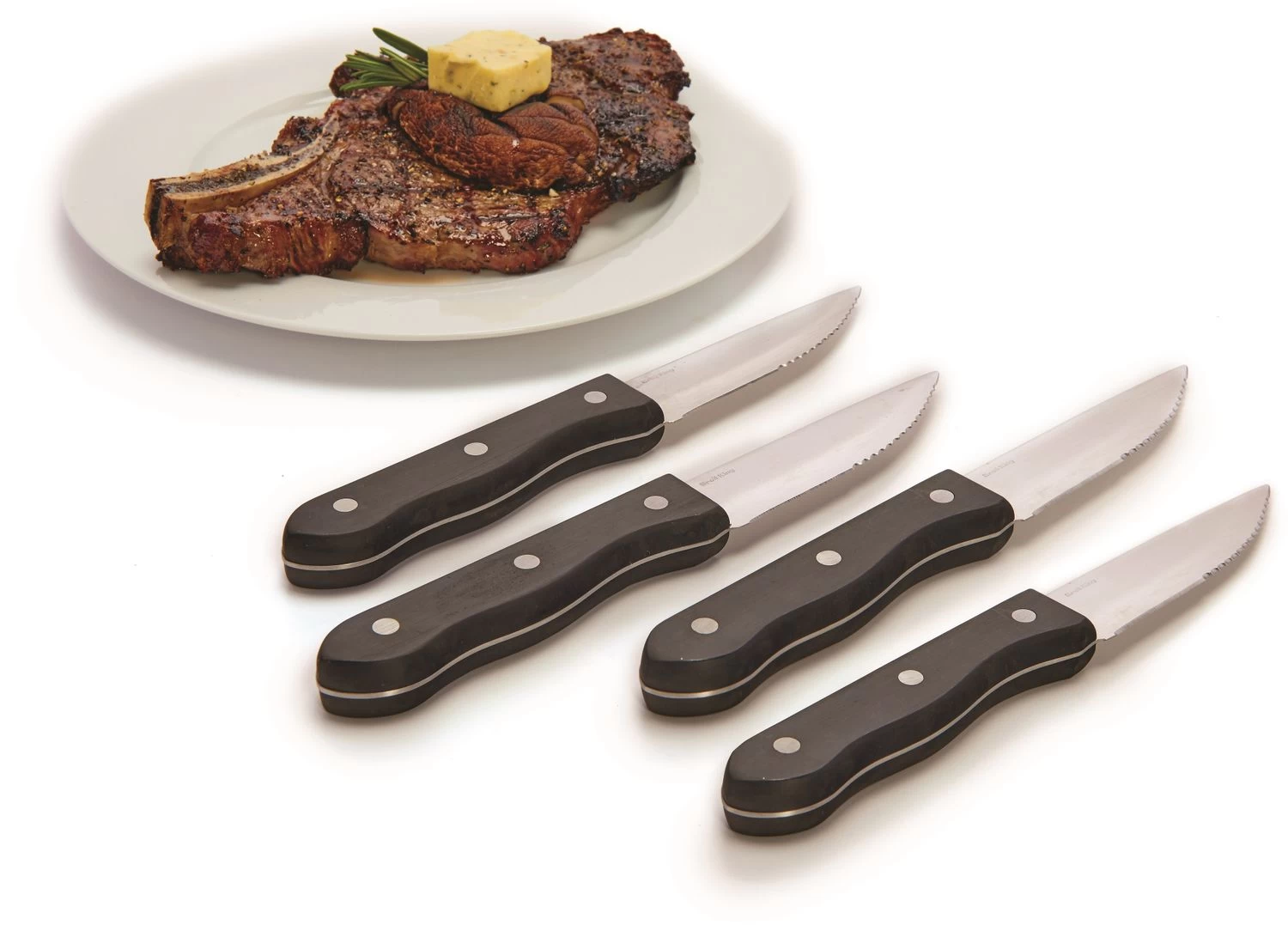 Broil King Steakmesser Mit Wellenschliff / 4er Set 2 Broil King Steakmesser Mit Wellenschliff / 4er Set – Bild 2