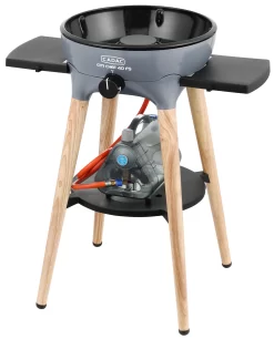 CADAC Gasgrill Citi Chef 40 FS BBQ / Dome Steel Grey, 30 Mbar -Barbecue Shop CADAC Citi Chef 40 FS Steel Grey 3 Gaskartuschen