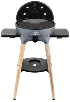 CADAC Gasgrill Citi Chef 40 FS BBQ / Dome Steel Grey, 30 Mbar -Barbecue Shop CADAC Citi Chef 40 FS Steel Grey Deckel offen