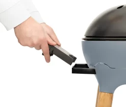 CADAC Gasgrill Citi Chef 40 FS BBQ / Dome Steel Grey, 30 Mbar -Barbecue Shop CADAC Citi Chef 40 FS Steel Grey Seitenablagen