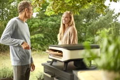 COZZE Pizzaofen Elektrisch 42,5 Cm (17") - Inkl. Pizzastein & Hitzeschild -Barbecue Shop COZZE Elektro Pizzaofen 17 Zoll Lifestyle