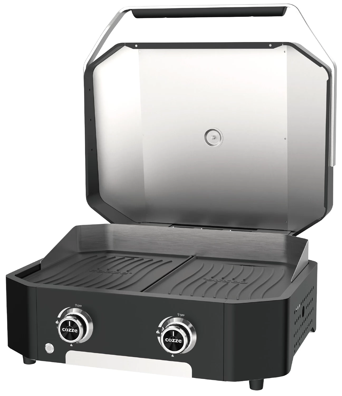 COZZE Plancha 600 / Plancha Grill Mit 2 Gusseisen Grillplatten 3 COZZE Plancha 600 / Plancha Grill Mit 2 Gusseisen Grillplatten – Bild 3