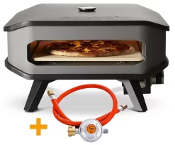 COZZE Pizzaofen Gas 34 Cm (13") Mit Thermometer - Inkl. Pizzastein