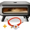 COZZE Pizzaofen Gas 42,5 Cm (17") Mit Thermometer - Inkl. Pizzastein