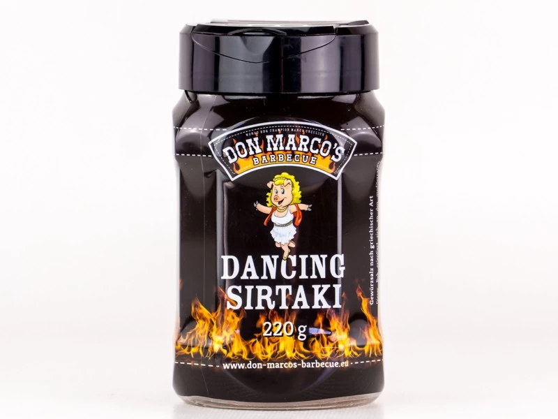 Don Marcos Dancing Sirtaki BBQ Rub 220g Dose 1 Don Marcos Dancing Sirtaki BBQ Rub 220g Dose