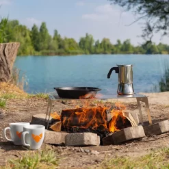 Fennek 4Fire - Mobiler 2-Zonen Grillrost -Barbecue Shop Fennek 4Fire Grillrost Lagerfeuer