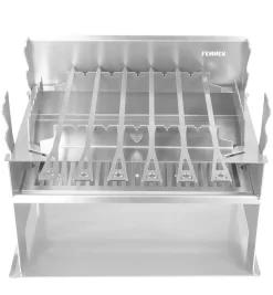 Fennek Grillspießhalter-Set Edelstahl Für Fennek 2.0 -Barbecue Shop Fennek Grillspiesshalter Set auf Grill