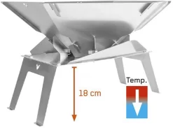 Fennek Stand Up! - Untergestell/Hitzeschutz Für Hexagon 6 Fennek Stand Up! - Untergestell/Hitzeschutz Für Hexagon -Barbecue Shop Fennek Standup Untergestell Hexagon Hitzeschutz