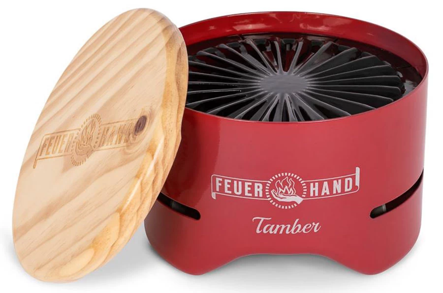 Feuerhand Tischgrill Tamber Rot 1 Feuerhand Tischgrill Tamber Rot