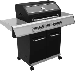 Grillfürst G520G Grill Control Edition 5-Brenner Gasgrill Mit Grill Control, Hochtemperaturbrenner, Heckbrenner Und Gusseisen Rosten -Barbecue Shop G520G Gasgrill