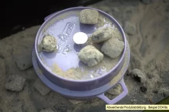 Grillfürst Emaillierter Dutch Oven Ohne Füsse DO4 - Orange -Barbecue Shop Grillfuerst Dutch Oven farbig Beispiel DO4 lila Briketts