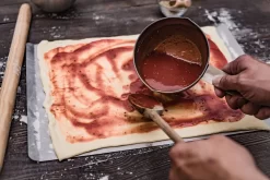 Grillfürst Pizzastein Eckig 40 X 30 Cm Mit Pizzablech -Barbecue Shop Grillfuerst Edelstahl Pizzablech