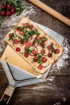 Grillfürst Pizzaheber / Pizzaschieber Edelstahl Klappbar -Barbecue Shop Grillfuerst Edelstahl Pizzaschaufel