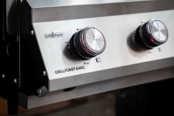 Grillfürst G401E 4-Brenner Einbaugrill Mit Edelstahl Rosten -Barbecue Shop Grillfuerst Gasgrill Einbaugrill G401E drehregler