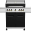 Grillfürst G520G 5-Brenner Gasgrill Borussia Dortmund Edition Mit Hochtemperaturbrenner, Heckbrenner Und Gusseisen Rosten