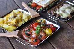 Grillfürst Grillpfännchen 2er Set Mit Schabern -Barbecue Shop Grillfuerst Grillpfaennchen Set 4