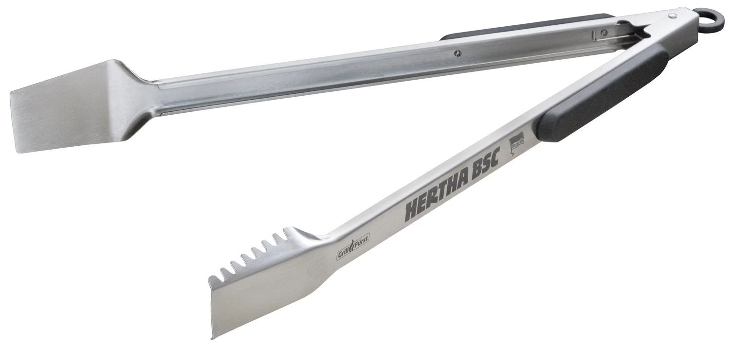 Grillfürst Premium Edelstahl Grillzange Mit Spatelkopf - Hertha BSC Edition 4 Grillfürst Premium Edelstahl Grillzange Mit Spatelkopf - Hertha BSC Edition – Bild 4