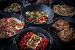 Grillfürst Gusseisen Wok Mit 2 Griffen Ø 30 Cm 14 Grillfürst Gusseisen Wok Mit 2 Griffen Ø 30 Cm -Barbecue Shop Grillfuerst Gusseise Pfannen