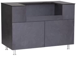 Grillfürst Outdoor Küche Grillschrank Modul OKG130 Schiefer