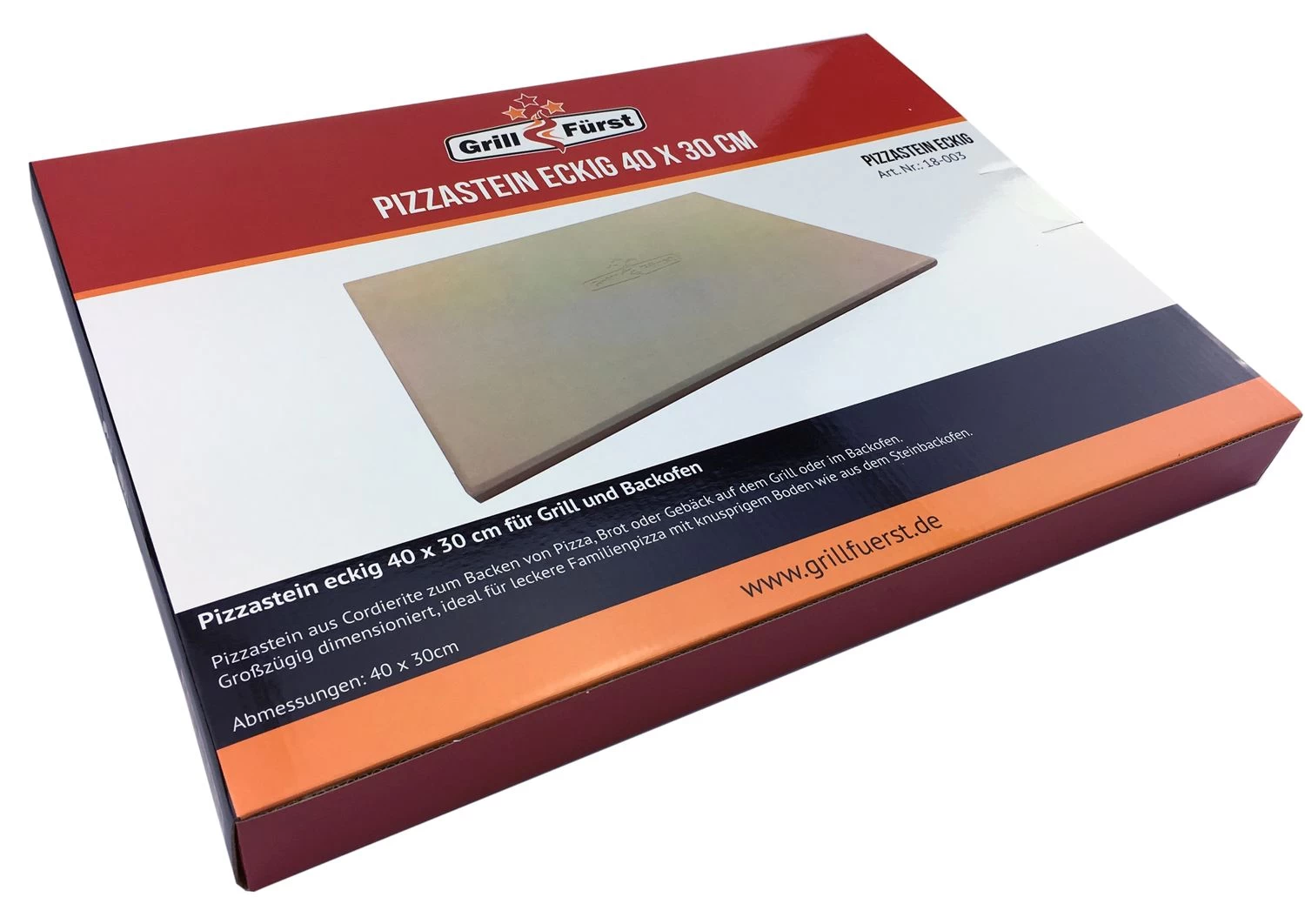 Grillfürst Pizzastein Rechteckig 40 X 30 Cm 6 Grillfürst Pizzastein Rechteckig 40 X 30 Cm – Bild 6