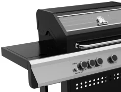 Grillfürst S530G 5-Brenner Gasgrill Mit Seitenkocher Und Gusseisen Rosten Inkl. Abdeckhaube 10 Grillfürst S530G 5-Brenner Gasgrill Mit Seitenkocher Und Gusseisen Rosten Inkl. Abdeckhaube -Barbecue Shop Grillfuerst S 530 Gasgrill Seitenkocher Gussroste emaillierte 3 1631185397