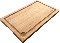 Grillfürst Schneidebrett Set, 2 Kleine Schneidebretter 39 X 26cm, 1 Großes Schneidebrett 50 X 30cm -Barbecue Shop Grillfuerst Schneidebrett gross 1