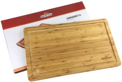 Grillfürst Schneidebrett Set, 2 Kleine Schneidebretter 39 X 26cm, 1 Großes Schneidebrett 50 X 30cm -Barbecue Shop Grillfuerst Schneidebrett gross Bambus
