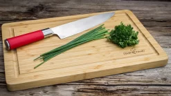 Grillfürst Schneidebrett Set, 2 Kleine Schneidebretter 39 X 26cm, 1 Großes Schneidebrett 50 X 30cm -Barbecue Shop Grillfuerst Schneidebrett klein Schnittlauch