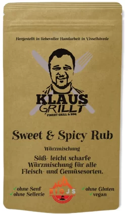 Sweet & Spicy Rub 250 G Beutel By Klaus Grillt