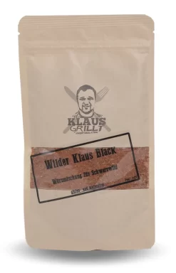Wilder Klaus Black Gewürzmischung 150 G Beutel By Klaus Grillt