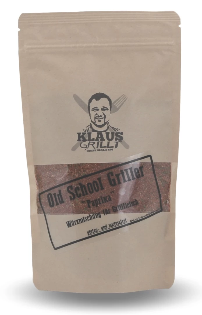 Old School Griller Paprika 250 G Beutel By Klaus Grillt 1 Old School Griller Paprika 250 G Beutel By Klaus Grillt
