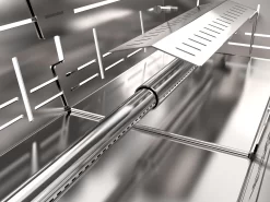 Knister Edelstahl-Gasgrill - Ausziehbarer Kompaktgrill 17 Knister Edelstahl-Gasgrill - Ausziehbarer Kompaktgrill -Barbecue Shop Knister Edelstahl Gasgrill Kompaktgrill Brenner Detail