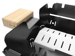 Knister Gasgrill - Ausziehbarer Kompaktgrill -Barbecue Shop Knister Gasgrill Flammenschutz montieren