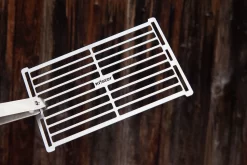 Knister Grill Original - Ausziehbarer Holzkohle Kompaktgrill -Barbecue Shop Knister Grill Edelstahlrost