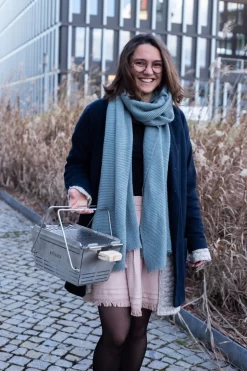 Knister Grill Premium - Ausziehbarer Holzkohle Kompaktgrill -Barbecue Shop Knister Grill Premium Edelstahl Transport