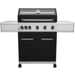 Grillfürst G510E 5-Brenner Gasgrill - 1. FC Köln Edition - Edelstahlroste