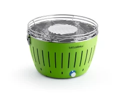 LotusGrill Classic - Holzkohle Tischgrill - Limettengrün Inkl. Tasche