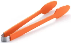 LotusGrill Grillzange Edelstahl Mit Silikonüberzug Mandarineorange