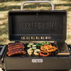 Masterbuilt Tragbarer Holzkohlegrill Inkl. Unterwagen Und Abdeckhaube -Barbecue Shop Masterbuilt mobiler smarter Holzkohlegrill 2